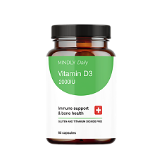 Купить MINDLY Daily Vitamin D3 softgel/Витамин D3 софтгель капсулы массой 250 мг 60 шт цена