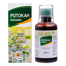 Купить Ротокан-Виалайн готовое полоскание для полости рта 200 мл 1 шт цена