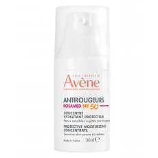Купить Avene Antirougeurs Rosamed Защитный увлажняющий концентрат для кожи склонной к покраснениям SPF50+ 30 мл 1 шт цена