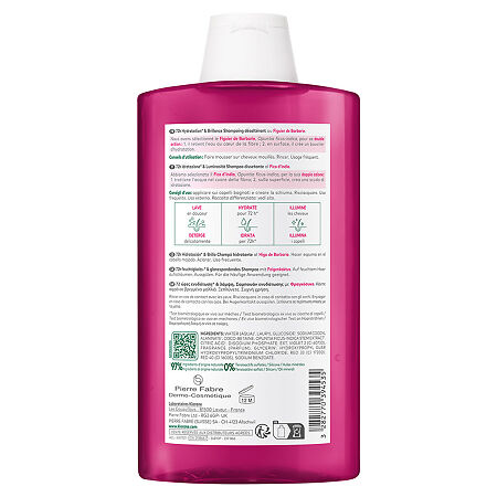 Klorane Увлажняющий шампунь с опунцией 400 мл 1 шт