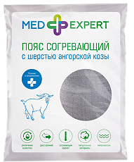 Купить Med Expert Пояс эластичный полушерстяной согревающий ИНТЕКС с шерстью ангорской козы р 4 (L) 1 шт цена