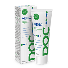 Купить VENO DOC Крем-бальзам венотонизирующий для ног 75 мл 1 шт цена