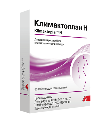 Климактоплан Н таблетки для рассасывания гомеопатические 60 шт