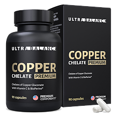 Купить Медь Хелат Премиум/Copper Chelate Premium UltraBalance капсулы массой 400 мг 90 шт цена