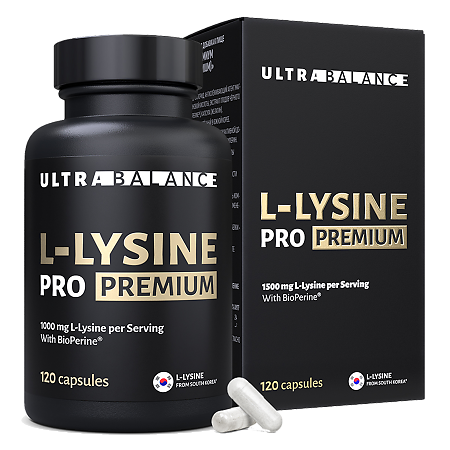 L-Лизин Про Премиум/L-lysine Pro Premium Ultrabalance капсулы по 800 мг 120 шт
