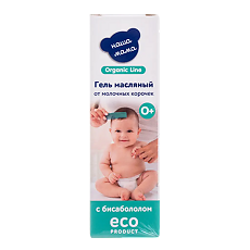 Изображение товара Наша Мама Organic Line Масляный гель от корочек на голове младенцев для чувствительной кожи с бисабололом 30 мл 1 шт