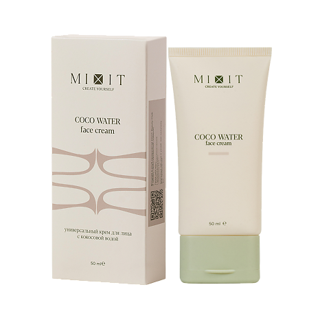 Изображение товара Mixit Coco Water Универсальный крем для лица с кокосовой водой 50 мл 1 шт