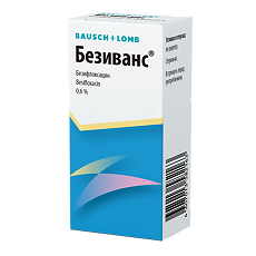 Купить Безиванс капли глазные 0,6 % фл 5 мл 1 шт цена