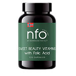 NFO Свит Бьюти Витамины с фолиевой кислотой / Sweet Beauty Vitamins with Folic acid капсулы по 500 мг 120 шт