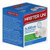 Master Uni Лейкопластырь на полимерной основе 3 х 500 см 1 шт