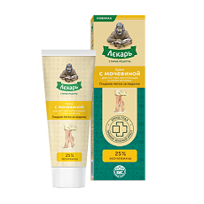 Купить Лекарь Крем Актив с мочевиной 25% для ног при натоптышах и сухих мозолях 75 мл 1 шт цена
