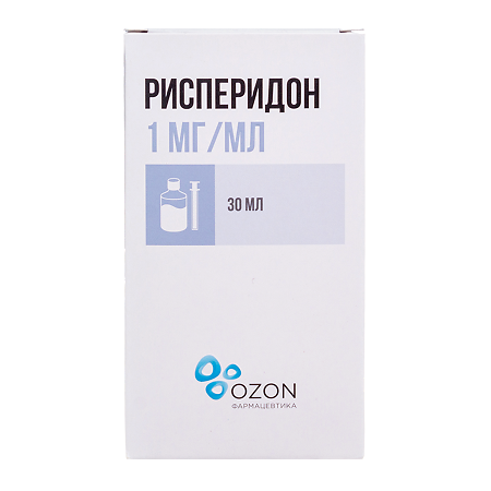 Рисперидон раствор для приема внутрь 1 мг/мл 30 мл 1 шт