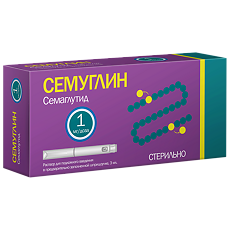 Купить Семуглин раствор для подкожного введ 1 мг/доза 3 мл шприц-ручка 1 шт+иглы 4 шт 1 уп цена