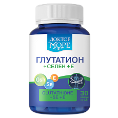 Купить Доктор Море Глуатион+Селен+Е / Glutation+Se+E капсулы по 400 мг 30 шт. 30 шт цена