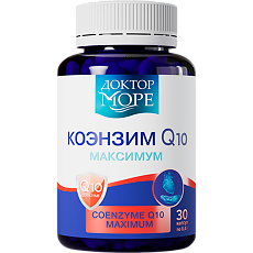 Изображение товара Доктор Море Коэнзим Q10 максимум/Coenzyme Q10 maximum капсулы по 400 мг 30 шт