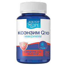 Купить Доктор Море Коэнзим Q10 максимум/Coenzyme Q10 maximum капсулы по 400 мг 30 шт цена