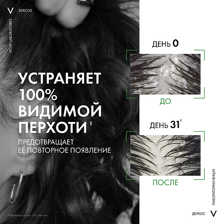 Dercos DS Шампунь против перхоти для нормальных и жирных волос Eco-Refill см/блок 390 мл 1 шт