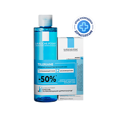 Купить La Roche-Posay Набор Toleriane Крем увлажняющий 40 мл+Тоник успокаивающий 200 мл 1 уп цена