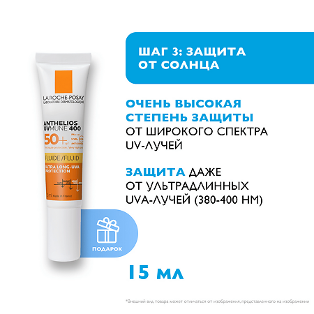 La Roche-Posay Набор Toleriane Крем увлажняющий 40 мл+Cicaplast Бальзам успокаивающий 15 мл+Anthelios Флюид 15 мл+Мицеллярная вода 50 мл 1 уп