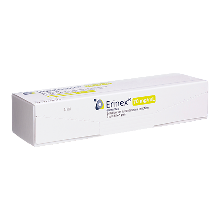 Иринэкс раствор для подкожного введ 70 мг/мл 1 мл шприцы-ручки 1 шт