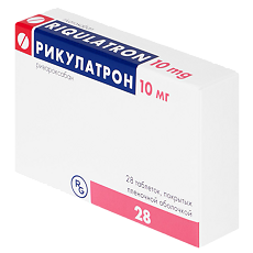 Купить Рикулатрон таблетки покрыт.плен.об. 10 мг 28 шт цена