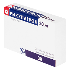 Изображение товара Рикулатрон таблетки покрыт.плен.об. 20 мг 28 шт