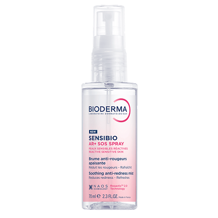 Изображение товара Bioderma Сенсибио AR+/Sensibio AR+ Мгновенно успокаивающий SOS спрей против покраснений 70 мл 1 шт