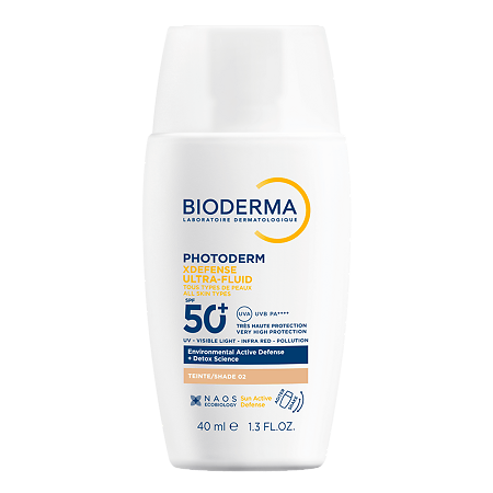 Изображение товара Bioderma Photoderm Xdefense Cолнцезащитный флюид для всех типов кожи SPF50+ светлый оттенок 40 мл 1 шт