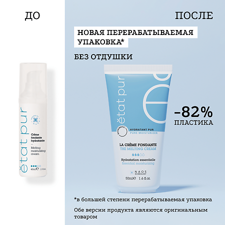 Etat Pur Увлажняющий крем с легкой тающей текстурой 50 мл 1 шт