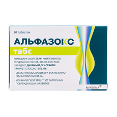 Изображение товара Альфазокс табс/Alfasoxx tabs таблетки для рассасывания массой 1100 мг 20 шт