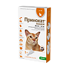 Принокат раствор для наружного применения (капли на холку) 40 мг+4 мг для хорьков и кошек до 4 кг 0,4 мл пипетка 1 шт