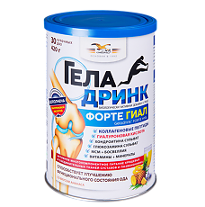Изображение товара Геладринк Форте Гиал / Geladrink Forte Hyal со вкусом ананаса порошок в банке по 420 г 1 шт