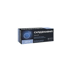 Купить Силденафил таблетки покрыт.плен.об. 100 мг 20 шт цена