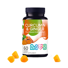 Купить LIVS Куркумин и Имбирь / Curcumin & Ginger мармеладные пастилки массой 3,0 г 60 шт цена