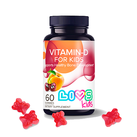 LIVS Витамин-Д для детей /Vitamin D For Kids мармеладные пастилки массой 2,5 г 60 шт