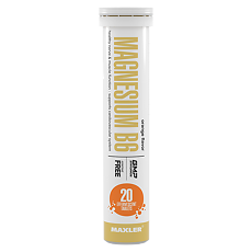 Купить Макслер Магний В6 вкус апельсин / Maxler Magnesium B6 Orange flavor шипучие таблетки по 4,0 г туба 20 шт цена