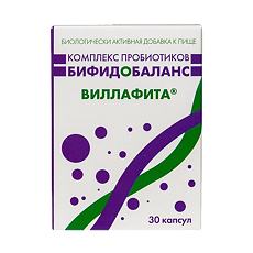 Купить Виллафита (Villaphyta) Комплекс пробиотиков Бифидобаланс капсулы массой 0,410 г 30 шт цена