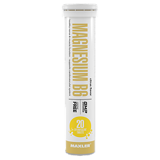 Купить Макслер Магний В6 вкус цитрус / Maxler Magnesium B6 Citrus flavor шипучие таблетки по 4,0 г туба 20 шт цена