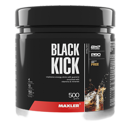 Изображение товара Макслер Black Kick вкус кола / Maxler Black Kick Сola flavor порошок по 500 г 1 шт