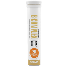Купить Макслер В-комплекс вкус апельсин / Maxler B-Complex Orange flavor шипучие таблетки по 4,0 г 20 шт цена