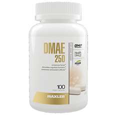 Купить Макслер ДМАЭ 250 / Maxler DMAE 250 капсулы по 650 мг 100 шт 100 шт цена