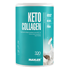 Купить Макслер Кето Коллаген вкус кокос / Maxler Keto Collagen Coconut flavor порошок по 320 г 1 шт цена