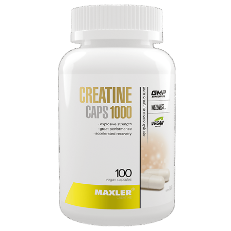 Изображение товара Макслер Креатин 1000 / Maxler Creatine 1000 капсулы по 1,01 г 100 шт 100 шт