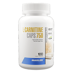 Купить Макслер Л-Карнитин Капс 750 / Maxler L-Carnitine Caps 750 капсулы по 0,881 г 100 шт 100 шт цена
