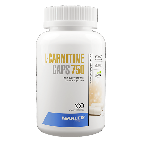 Изображение товара Макслер Л-Карнитин Капс 750 мг - поддержка обмена веществ и энергии