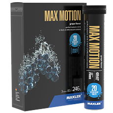 Изображение товара Макслер Макс Моушен вкус виноград / Maxler Max Motion Grape flavor шипучие таблетки по 4,1 г 3 тубы по 20 шт 3 тубы по 20 шт