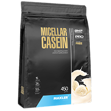 Купить Макслер Мицеллярный Казеин вкус ванильное мороженое / Maxler Micellar Casein Vanilla Ice Cream flavor порошок по 450 г 1 шт цена