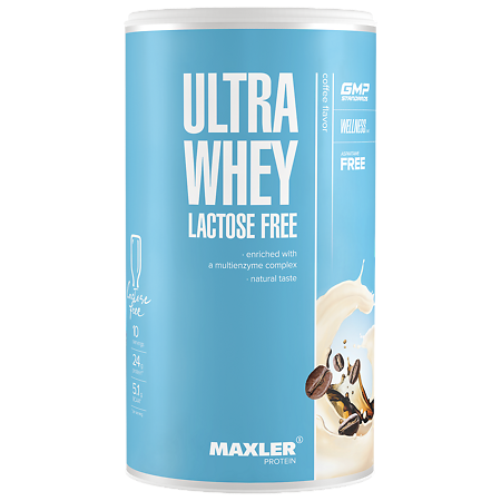 Изображение товара Макслер Ультра Вей лактоза фри кофе белковый порошок 300 г
