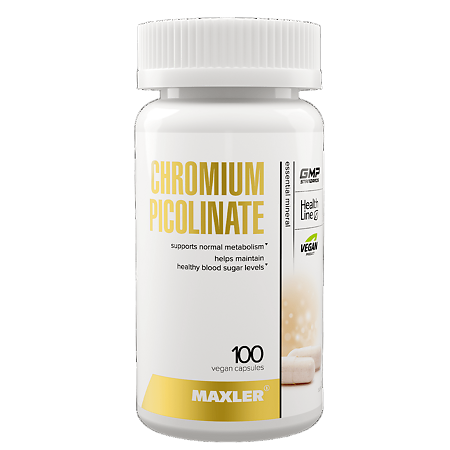 Макслер Хром Пиколинат / Maxler Chromium Picolinate капсулы по 375 мг 100 шт 100 шт