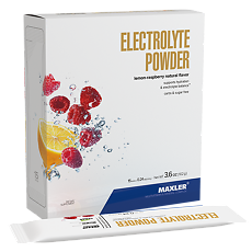 Изображение товара Макслер Электролит Паудер вкус лимон-малина / Maxler Electrolyte Powder Lemon-Raspberry Flavor порошок стик-пакеты по 6,8 г 15 шт 15 шт